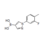 1-(3-Fluoro-4-methylphenyl)pyrazole-4-boronic Acid