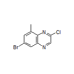 6-Bromo-2-chloro-8-methylquinoxaline