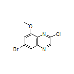 6-Bromo-2-chloro-8-methoxyquinoxaline