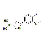 1-(4-Fluoro-3-methoxyphenyl)pyrazole-4-boronic Acid