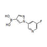 1-(5-Fluoro-3-pyridyl)pyrazole-4-boronic Acid