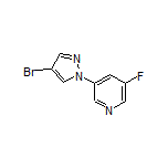 3-(4-Bromo-1-pyrazolyl)-5-fluoropyridine