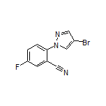 2-(4-Bromo-1-pyrazolyl)-5-fluorobenzonitrile