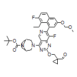 1-[[[4-(8-Boc-3,8-diazabicyclo[3.2.1]octan-3-yl)-7-[8-ethyl-7-fluoro-3-(methoxymethoxy)naphthalen-1-yl]-8-fluoropyrido[4,3-d]pyrimidin-2-yl]oxy]methyl]cyclopropanecarbaldehyde