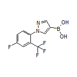 1-[4-Fluoro-2-(trifluoromethyl)phenyl]pyrazole-4-boronic Acid