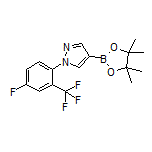 1-[4-Fluoro-2-(trifluoromethyl)phenyl]pyrazole-4-boronic Acid Pinacol Ester
