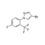 4-Bromo-1-[4-fluoro-2-(trifluoromethyl)phenyl]pyrazole