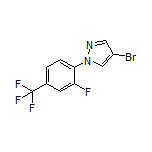 4-Bromo-1-[2-fluoro-4-(trifluoromethyl)phenyl]pyrazole