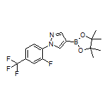 1-[2-Fluoro-4-(trifluoromethyl)phenyl]pyrazole-4-boronic Acid Pinacol Ester