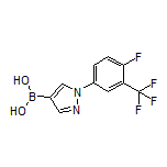 1-[4-Fluoro-3-(trifluoromethyl)phenyl]pyrazole-4-boronic Acid