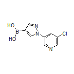 1-(5-Chloro-3-pyridyl)pyrazole-4-boronic Acid