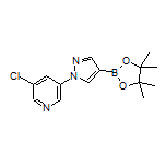 1-(5-Chloro-3-pyridyl)pyrazole-4-boronic Acid Pinacol Ester