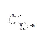 3-(4-Bromo-1-pyrazolyl)-2-methylpyridine