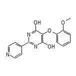 5-(2-Methoxyphenoxy)-2-(pyridin-4-yl)pyrimidine-4,6-diol