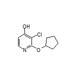 3-Chloro-2-(cyclopentyloxy)pyridin-4-ol