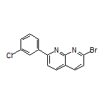 2-Bromo-7-(3-chlorophenyl)-1,8-naphthyridine
