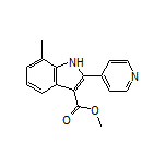 Methyl 7-Methyl-2-(pyridin-4-yl)-1H-indole-3-carboxylate