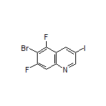 6-Bromo-5,7-difluoro-3-iodoquinoline