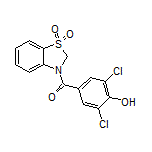 (3,5-Dichloro-4-hydroxyphenyl)[1,1-dioxidobenzo[d]thiazol-3(2H)-yl]methanone