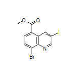 Methyl 8-Bromo-3-iodoquinoline-5-carboxylate