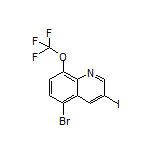 5-Bromo-3-iodo-8-(trifluoromethoxy)quinoline