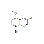 8-Bromo-3-iodo-5-methoxyquinoline