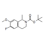 2-Boc-6-fluoro-7-methoxy-1-methyl-1,2,3,4-tetrahydroisoquinoline