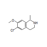 6-Chloro-7-methoxy-1-methyl-1,2,3,4-tetrahydroisoquinoline