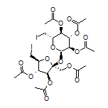 (2R,3R,4S,5S,6S)-2-[[(2S,3S,4S,5S)-3,4-Diacetoxy-2-(acetoxymethyl)-5-(iodomethyl)tetrahydrofuran-2-yl]oxy]-6-(iodomethyl)tetrahydro-2H-pyran-3,4,5-triyl Triacetate