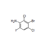 3-Bromo-2,4-dichloro-6-iodoaniline