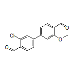 3-Chloro-3’-methoxybiphenyl-4,4’-dicarbaldehyde