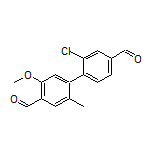 2’-Chloro-5-methoxy-2-methylbiphenyl-4,4’-dicarbaldehyde