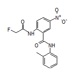 2-(2-Fluoroacetamido)-5-nitro-N-(o-tolyl)benzamide