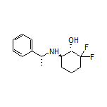 (1S,6R)-2,2-Difluoro-6-[[(R)-1-phenylethyl]amino]cyclohexan-1-ol