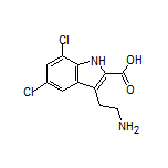 3-(2-Aminoethyl)-5,7-dichloro-1H-indole-2-carboxylic Acid