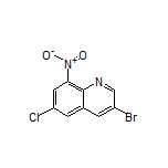 3-Bromo-6-chloro-8-nitroquinoline