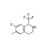 7-Fluoro-6-methyl-1-(trifluoromethyl)-1,2,3,4-tetrahydroisoquinoline