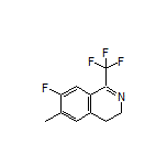 7-Fluoro-6-methyl-1-(trifluoromethyl)-3,4-dihydroisoquinoline