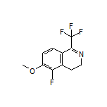 5-Fluoro-6-methoxy-1-(trifluoromethyl)-3,4-dihydroisoquinoline