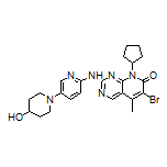 6-Bromo-8-cyclopentyl-2-[[5-(4-hydroxypiperidin-1-yl)pyridin-2-yl]amino]-5-methylpyrido[2,3-d]pyrimidin-7(8H)-one