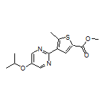 Methyl 4-(5-Isopropoxypyrimidin-2-yl)-5-methylthiophene-2-carboxylate