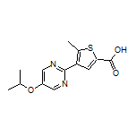 4-(5-Isopropoxypyrimidin-2-yl)-5-methylthiophene-2-carboxylic Acid