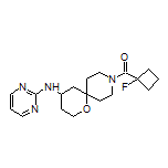 (1-Fluorocyclobutyl)[4-(pyrimidin-2-ylamino)-1-oxa-9-azaspiro[5.5]undecan-9-yl]methanone