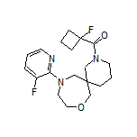 (1-Fluorocyclobutyl)[11-(3-fluoropyridin-2-yl)-8-oxa-2,11-diazaspiro[5.6]dodecan-2-yl]methanone