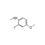 2-Iodo-4-methoxy-N-methylaniline