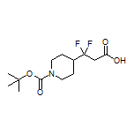3-(1-Boc-4-piperidyl)-3,3-difluoropropanoic Acid