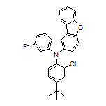 8-[4-(tert-Butyl)-2-chlorophenyl]-10-fluoro-8H-benzofuro[2,3-c]carbazole