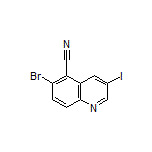 6-Bromo-3-iodoquinoline-5-carbonitrile