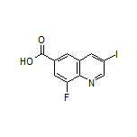 8-Fluoro-3-iodoquinoline-6-carboxylic Acid