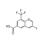 3-Iodo-8-(trifluoromethyl)quinoline-6-carboxylic Acid